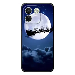 Чохол Санта Клаус для Xiaomi Redmi Note 17 Pro Max (Санта - місяць)