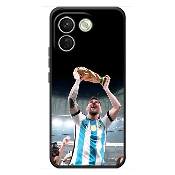 Чохол з малюнком «Щасливий Мессі» для Xiaomi Redmi Note 17 Pro Max Чохол з малюнком «Щасливий Мессі» для Xiaomi Redmi Note 17 Pro Max