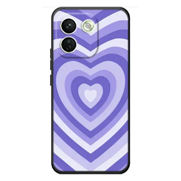 Чехол с рисунком «Сердце фиолет» для Xiaomi Redmi Note 17 Pro Max