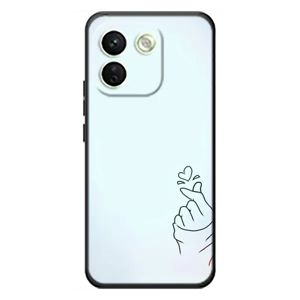 Чехол с рисунком «Сердце на голубом» для Xiaomi Redmi Note 17 Pro Max