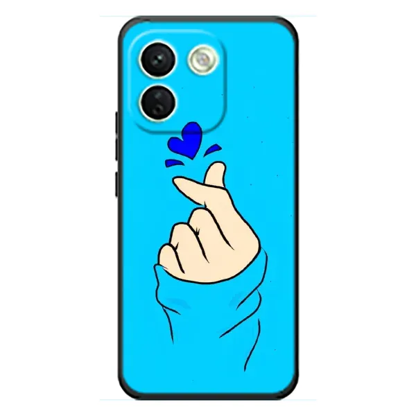 Чехол с рисунком «Сердце на синем» для Xiaomi Redmi Note 17 Pro Max