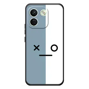 Силиконовые Чехлы (смешные стикеры) для Xiaomi Redmi Note 17 Pro Max (Серо-белый)