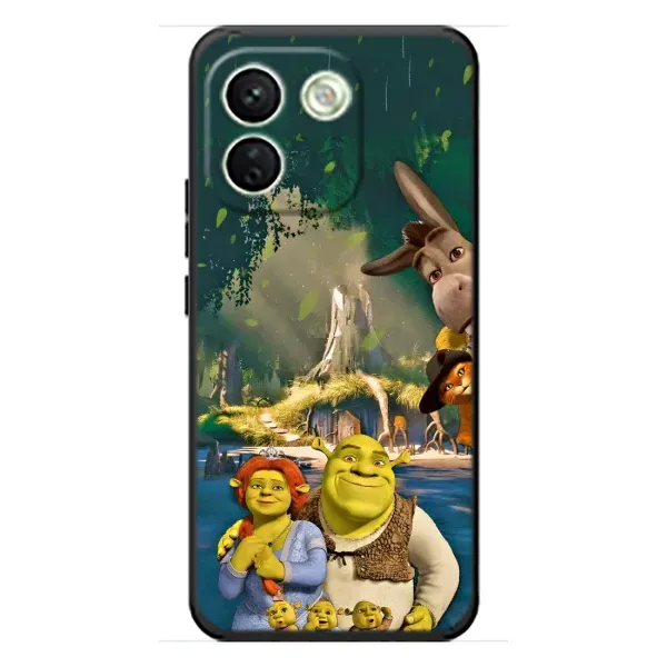 Чехол с рисунком «Шрек и Фиона» для Xiaomi Redmi Note 17 Pro Max Чехол с рисунком «Шрек и Фиона» для Xiaomi Redmi Note 17 Pro Max
