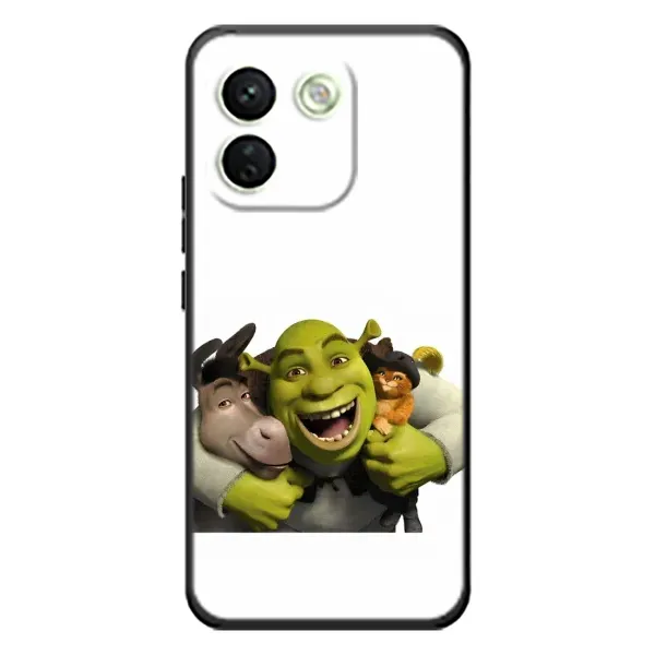 Чехол с рисунком «Шрек осел и кот» для Xiaomi Redmi Note 17 Pro Max Чехол с рисунком «Шрек осел и кот» для Xiaomi Redmi Note 17 Pro Max