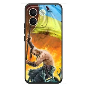 Чехол с картинкой (Патриотический КОЗАК) на Xiaomi Redmi Note 17 Pro Max (Сильный Козак)