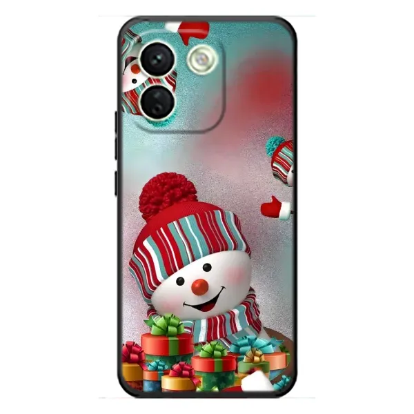 Чехол с рисунком «Снеговик в шапке» для Xiaomi Redmi Note 17 Pro Max Чехол с рисунком «Снеговик в шапке» для Xiaomi Redmi Note 17 Pro Max