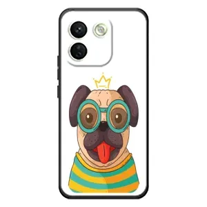 Бампер для Xiaomi Redmi Note 17 Pro Max з картинкою "Песики" (Собака Король)