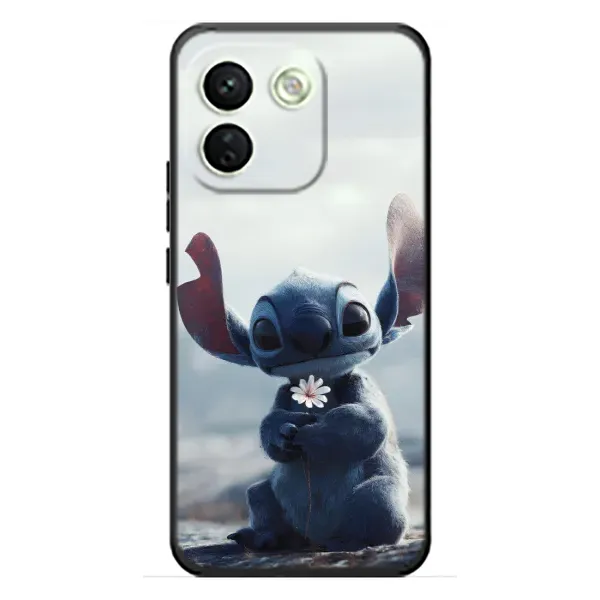 Чехол с рисунком «Стич с цветочком» для Xiaomi Redmi Note 17 Pro Max Чехол с рисунком «Стич с цветочком» для Xiaomi Redmi Note 17 Pro Max