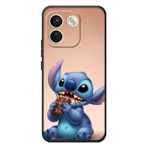 Чехол с рисунком Стич для Xiaomi Redmi Note 17 Pro Max (Стич с шоколадом)