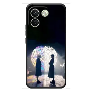 Чехлы с принтом Уэнсдей на Xiaomi Redmi Note 17 Pro Max (Уэнсдей и Энди)