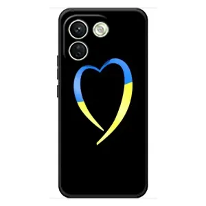 Силіконовий Чохол на Xiaomi Redmi Note 17 Pro Max (Я-Україна) (Українське серце)
