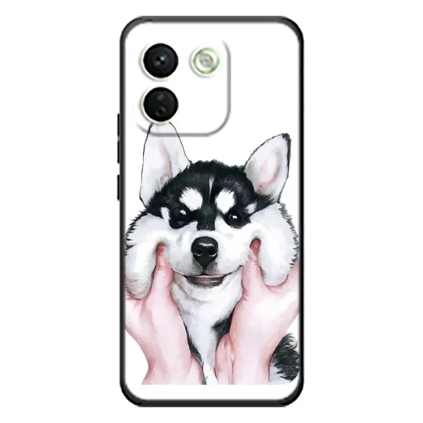 Чехол с рисунком «Собака Хаски» для Xiaomi Redmi Note 17 Pro Max Чехол с рисунком «Собака Хаски» для Xiaomi Redmi Note 17 Pro Max
