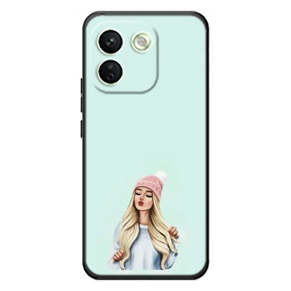 Чехол с рисунком «В шапке» для Xiaomi Redmi Note 17 Pro Max