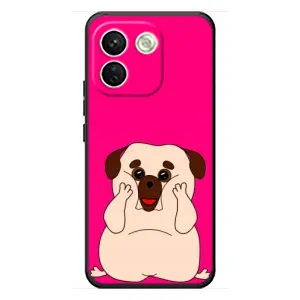 Чехол (ТПУ) Милые собачки для Xiaomi Redmi Note 17 Pro Max (Веселый Мопсик)