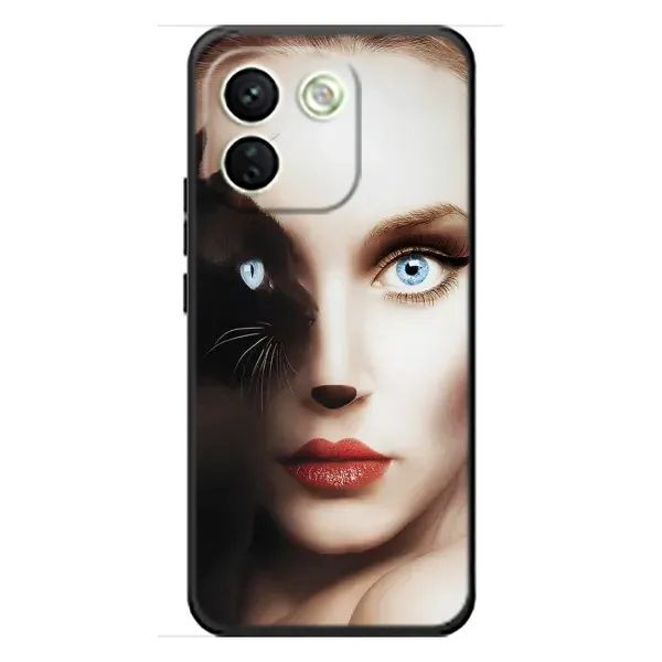 Чехол с рисунком «Женщина кошка» для Xiaomi Redmi Note 17 Pro Max Чехол с рисунком «Женщина кошка» для Xiaomi Redmi Note 17 Pro Max