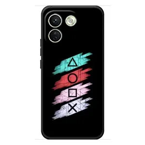 Чехол КИБЕРСПОРТ для Xiaomi Redmi Note 17 Pro Max (Значки Sony)