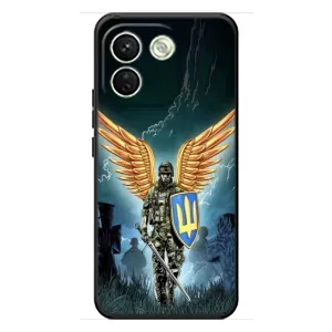 Патриотический Чехол для Xiaomi Redmi Note 17 Pro Max (ЗСУ з крильями)