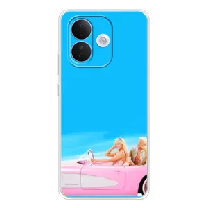 Силиконовый Чехол Барби Фильм на Xiaomi Redmi Note 17 Pro (Барби и Кен)