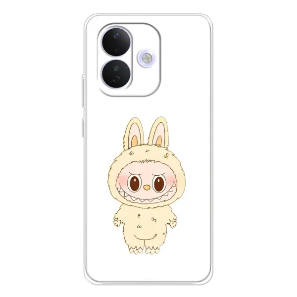 Чехол с рисунком «Бежевый Лабубу» для Xiaomi Redmi Note 17 Pro Чехол с рисунком «Бежевый Лабубу» для Xiaomi Redmi Note 17 Pro