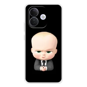Мультяшний принт на Чохол для Сяомі Редмі Ноут 17 Про (Бос)