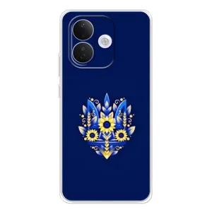 Чехол Укр Символика для Xiaomi Redmi Note 17 Pro (Цветущий Герб)