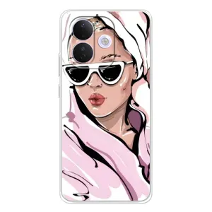 Чехол с картинкой Модные Девчонки Xiaomi Redmi Note 17 Pro (Девушка в халате)