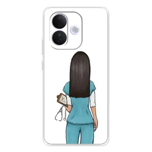 Силиконовый бампер (Работники) на Xiaomi Redmi Note 17 Pro (Доктор)