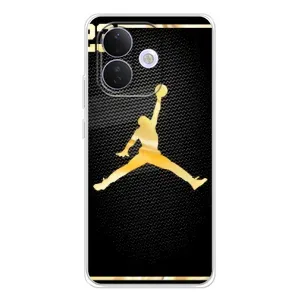 Силиконовый Чехол Nike Air Jordan на Сяоми Редми Ноте 17 Про (Джордан 23)