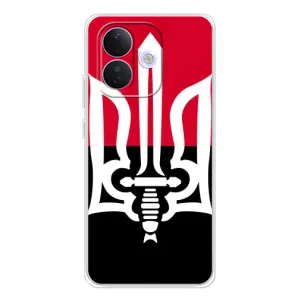 Чехлы УПА (Красно-Чёрный) на Xiaomi Redmi Note 17 Pro (Герб Украины)
