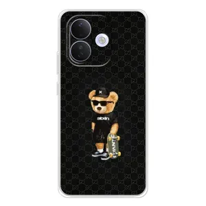 Чехлы Мишка Тедди для Сяоми Редми Ноте 17 Про (GUCCI Teddy)