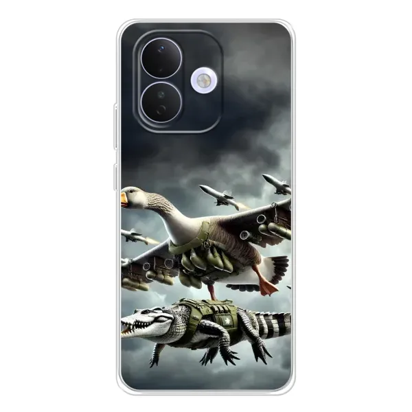 Чехол с рисунком «Гусини и крокодило» для Xiaomi Redmi Note 17 Pro Чехол с рисунком «Гусини и крокодило» для Xiaomi Redmi Note 17 Pro