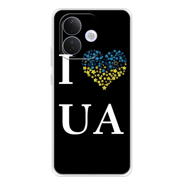 Чехол с рисунком «I Love UA» для Xiaomi Redmi Note 17 Pro Чехол с рисунком «I Love UA» для Xiaomi Redmi Note 17 Pro