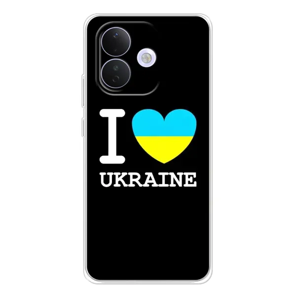 Чехол с рисунком «I Love Ukraine» для Xiaomi Redmi Note 17 Pro Чехол с рисунком «I Love Ukraine» для Xiaomi Redmi Note 17 Pro