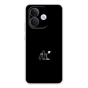 Чохол з картинками на чорному фоні для Xiaomi Redmi Note 17 Pro (Книжки)