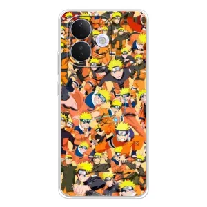 Чехлы с принтом Наруто на Xiaomi Redmi Note 17 Pro (Коллаж Наруто)