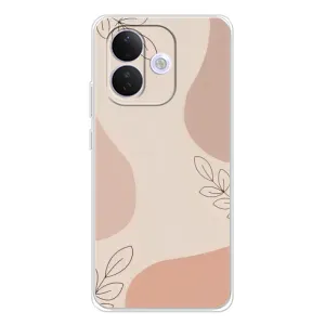 Чохол квітковий дизайн для Xiaomi Redmi Note 17 Pro (Кориневий фон)