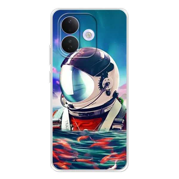 Чехол с рисунком «Космонавт в воде» для Xiaomi Redmi Note 17 Pro Чехол с рисунком «Космонавт в воде» для Xiaomi Redmi Note 17 Pro
