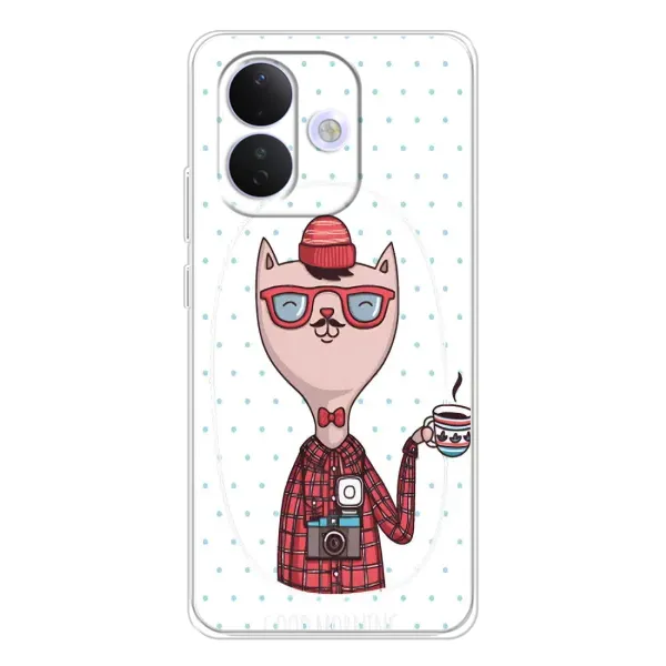 Чехол с рисунком «Кот аристократ» для Xiaomi Redmi Note 17 Pro Чехол с рисунком «Кот аристократ» для Xiaomi Redmi Note 17 Pro