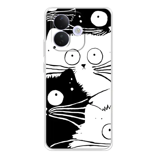 Чехол с рисунком «КОТИКИ» для Xiaomi Redmi Note 17 Pro Чехол с рисунком «КОТИКИ» для Xiaomi Redmi Note 17 Pro