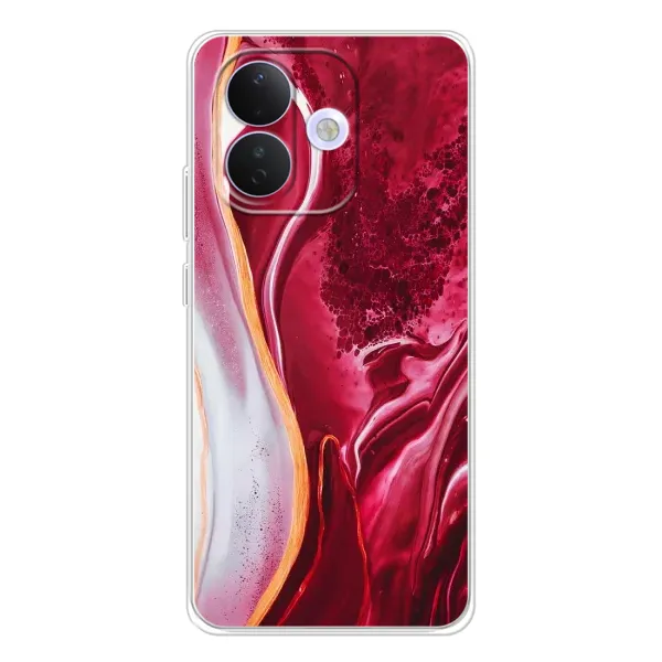 Чехол с рисунком «Красный мрамор» для Xiaomi Redmi Note 17 Pro Чехол с рисунком «Красный мрамор» для Xiaomi Redmi Note 17 Pro