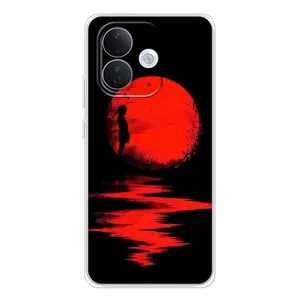 Летний Чехол на Xiaomi Redmi Note 17 Pro (Красный Закат)