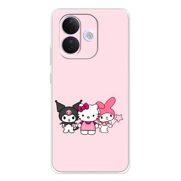 Чехол с рисунком «Куроми Мелоди Китти» для Xiaomi Redmi Note 17 Pro Чехол с рисунком «Куроми Мелоди Китти» для Xiaomi Redmi Note 17 Pro