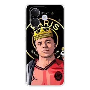 Чохол (TPU) з Футболістом на Xiaomi Redmi Note 17 Pro (Mbappe King)
