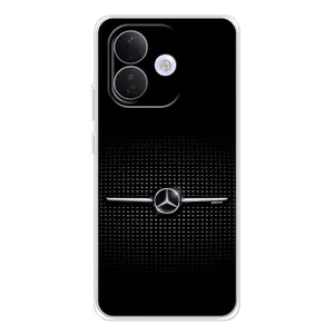 Силиконовый бампер с картинкой машины на Xiaomi Redmi Note 17 Pro (Mercedes)