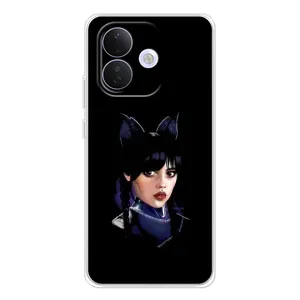 Чехлы с принтом Уэнсдей на Xiaomi Redmi Note 17 Pro (Милая Уэнсдей)