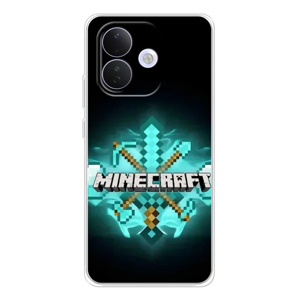 Чехол с рисунком «MineCraft 2» для Xiaomi Redmi Note 17 Pro