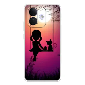 Девчачий Чехол для Xiaomi Redmi Note 17 Pro (На качели)
