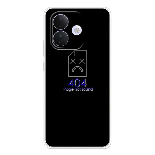 Чохол з малюнком «Помилка 404» для Xiaomi Redmi Note 17 Pro Чохол з малюнком «Помилка 404» для Xiaomi Redmi Note 17 Pro
