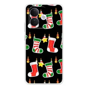 Силиконовый бампер на рождество для Xiaomi Redmi Note 17 Pro (Рождественские подарки)
