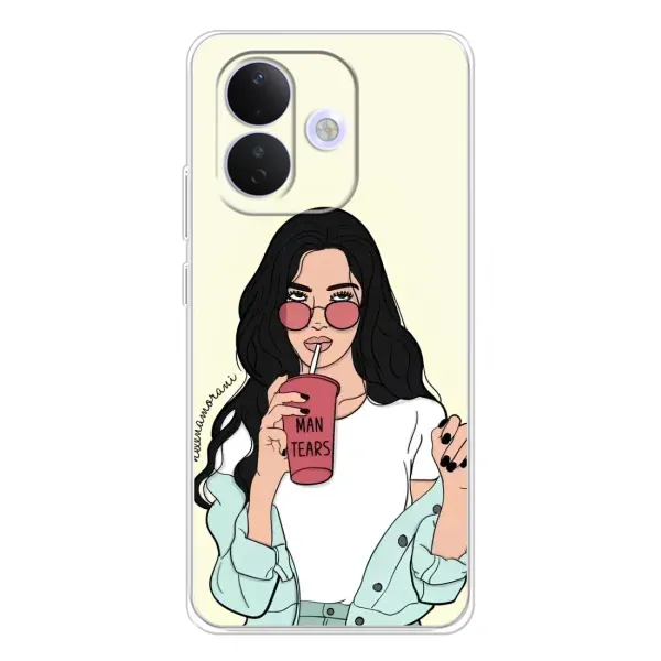 Чехол с рисунком «С напитком» для Xiaomi Redmi Note 17 Pro Чехол с рисунком «С напитком» для Xiaomi Redmi Note 17 Pro